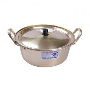 대원 양수 냄비 18cm 스텐레스 찌게 라면 조리용 노란냄비 추가 조리기구