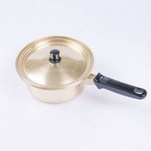 양은 편수 냄비 찌개 요리용 노란 국물 조리기구