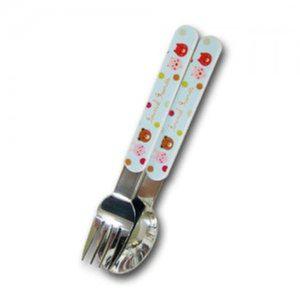 곰고미 동물 친구 식기 숟가락 포크 과일 간식용 어린이