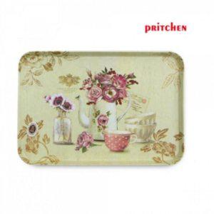 주방 손잡이 사각 트레이 로즈와인 특대 쟁반 다용도 식기