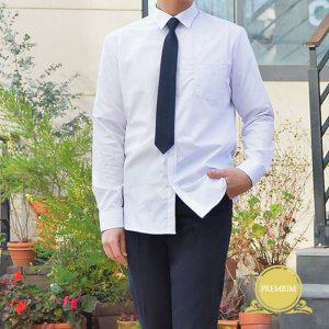 교복와이셔츠 학생복 컬러체크 셔츠 교복 프리미