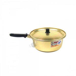 편수 요리 냄비 황냄비 22cm 라면 조리 편리한 주방 소품