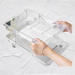 음료수 보관 트레이 주방 정리함 캔 수납대 다용도 수납 박스