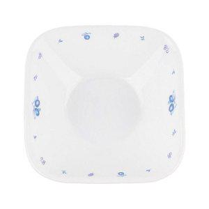 블루베리 디자인 사각 샐러드 용기 식사 그릇 중형