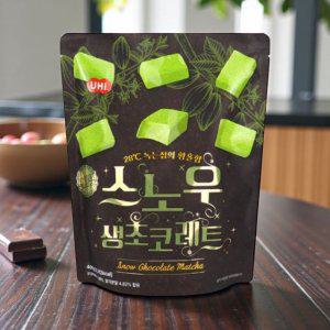 대용량초콜릿 스노우 생초코레트 말차맛 초콜릿간식 생초콜릿