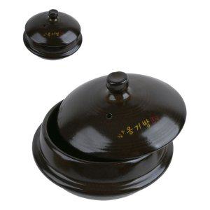 국산 황토 도자기 내열 뚝배기 보신 국밥 된장 찌개 돌솥 2호