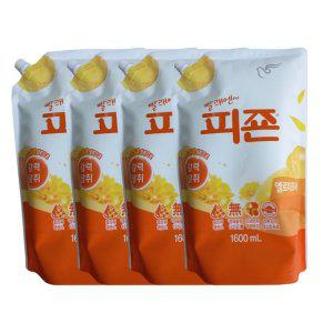 피죤 옐로우1600ml-4개