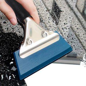 차량 물기 제거용 고무 스크래퍼 집게형 썬팅 헤라 시공 도구