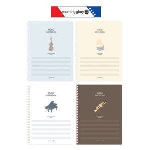 하드커버 좌철 음악 SP노트 A4 모닝글로리