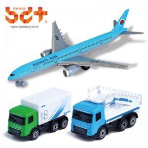 어린이 미니 공항 3종세트 공항놀이 여객기 항공기 공항차량 모형 교통 여행 남아 소꿉놀이 역할놀이 선물