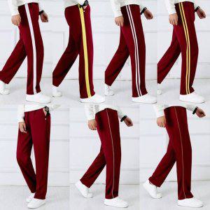 바지 스쿨룩 교복 중학교체육복 학생체육복 와인