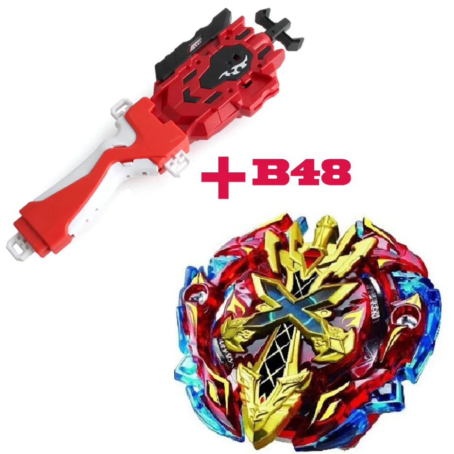 Beyblades 버스트 DB 부스터 B-48Ultimate Valkyrie 금속 회전 탑 베이 베이 블레이드 자이로 Bayblade 소년 어린이 장난감 크리스마스