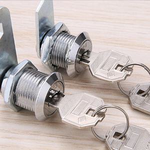 캠 잠금 고품질 보안 잠금 메일 상자 파일 캐비닛 책상 서랍 사물함 2 키 DIY 캐비닛 도구 가구 하드웨어