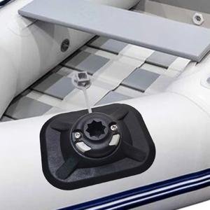 풍선 PVC 보트 선박 전자 GPS 어군 탐지기 카메라 마운트 카약 볼베이스 안전 플래그 마운트 키트 DIY 패드