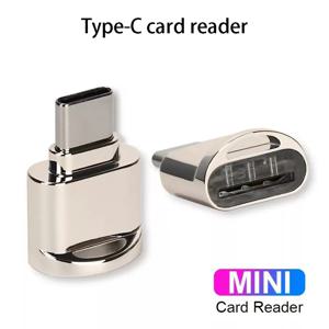 Type-C TF 모바일 카드 리더기 아연 합금 USB 3.1 Type-C Xiaomi Huawei Samsung 노트북 다기능 OTG 카드 리더기