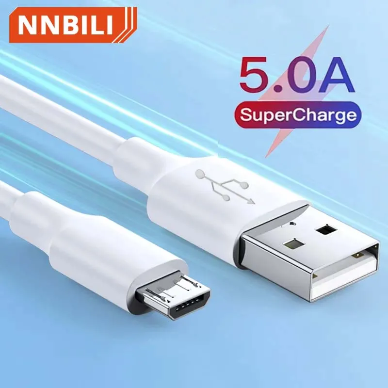 마이크로 USB 케이블 5A 고속 충전 와이어, 휴대폰 마이크로 USB 케이블, 샤오미, 삼성, 안드로이드, USB C 타입, 7A, 10A, 데이터 케이블 코드