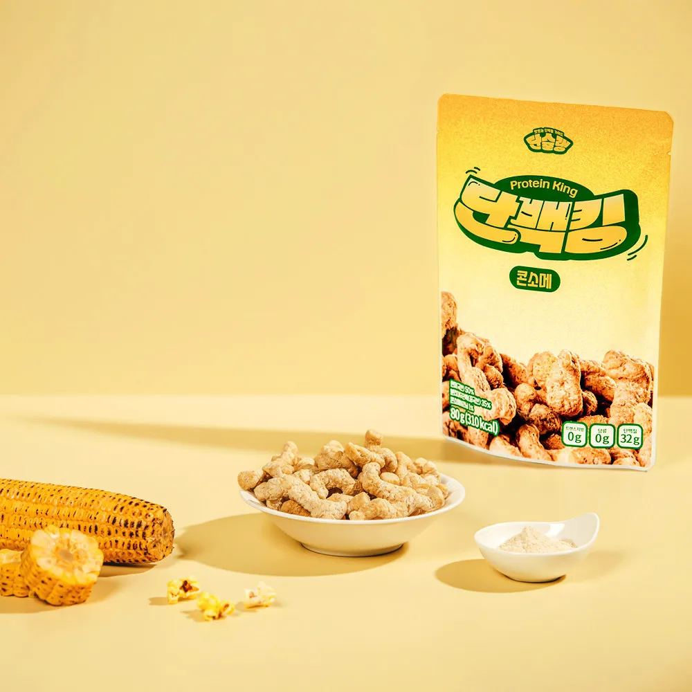 단슐랭 단백킹 단백질 프로틴 과자 콘소메맛 80g x 5봉지