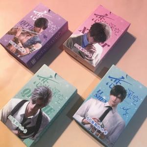 50 개/대 사랑과 Deepspace 게임 레이저 Lomo 카드 Rafayel Sylus Zayne Xavier 캐릭터 HD 사진 카드 팬 컬렉션 선물