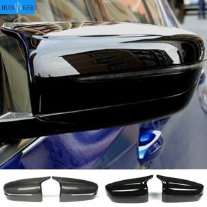 BMW 5 시리즈 G30 G31 사이드 리어 미러 왼손 드라이버 탄소 섬유 ABS 2017 2018 2019 용 교체 미러 커버