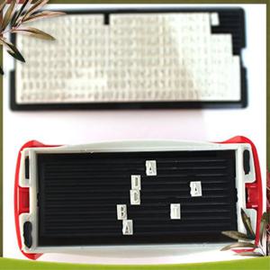 New-2Set 셀프 잉크 스탬프 세트 맞춤형 비즈니스 이름 번호 주소 인쇄 핀셋 키트가있는 고무 스탬프 블랙 & 레드