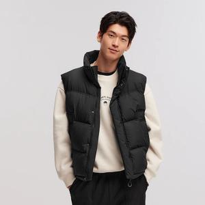 세미르 다운 베스트 남성 2025 겨울 신상 루즈핏 방수 커플룩 솔리드 범용 아우터