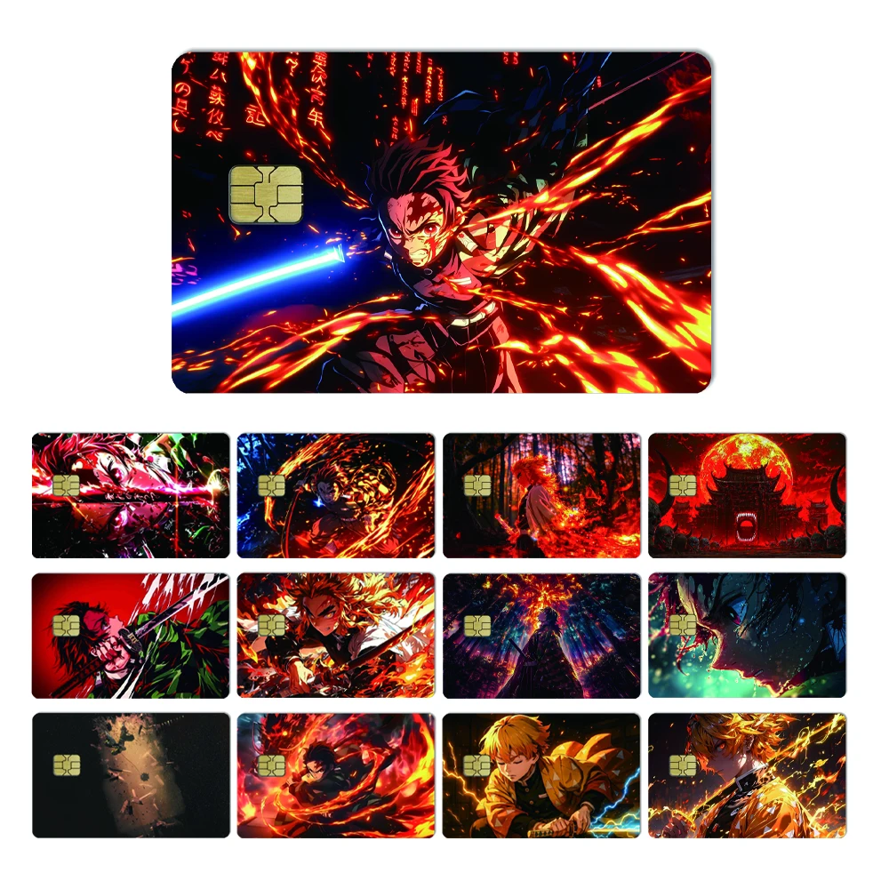 새로운 만화 애니메이션 원피스 기어 5 루피 DIY HD 무광 PVC 스티커 소형 칩 신용 카드 커버 케이스 필름 스킨 스티커 소녀 선물