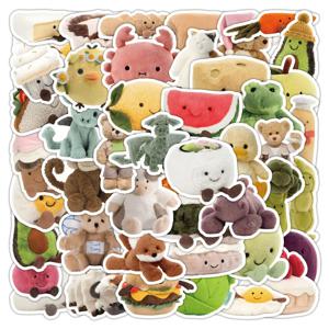 50 Pcs 새로운 스타일 플러시 장난감 낙서 스티커-귀여운 만화 장식 데칼, 노트북, 전화 케이스, 배낭에 대 한 방수
