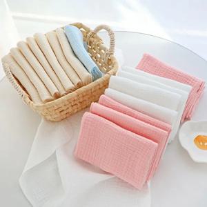 10개/갑 아기 기저귀 100% 면 재사용 가능한 세탁 가능한 천 기저귀 커버 신생아 기저귀 흡수성 거즈 아기 용품