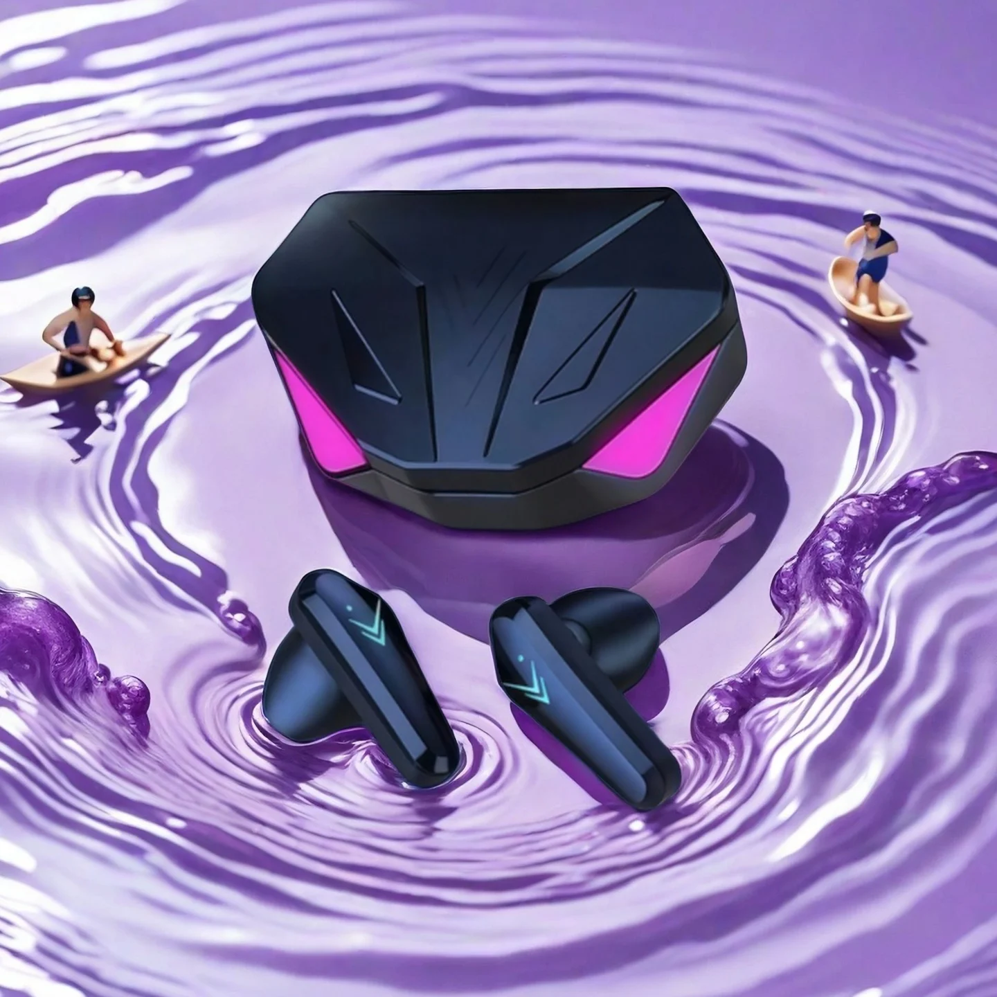 새로운 X15 이어폰 블루투스 무선 게이머 헤드폰 65ms 저지연 이어버드 폰 헤드셋 게이머 헤드폰