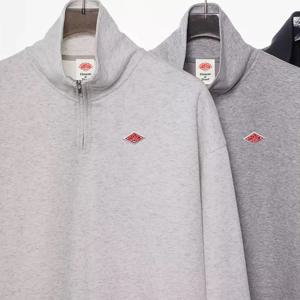 2025 가을 핫 세일 자수 오버코트 캐주얼 패션 남녀 공용 긴 소매 지퍼 재킷 코튼 터틀넥 트랙수트 탑