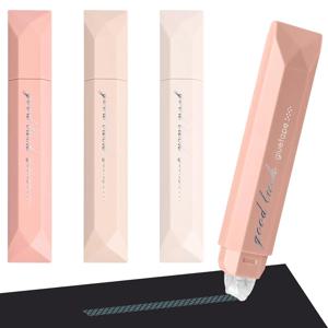 4팩 양면 테이프 롤러, 6mm x 196인치 접착 테이프 글루 러너 스크랩북 공예 용품 사무실 학교용