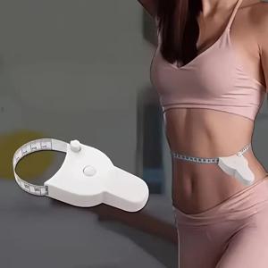 자동 텔레스코픽 테이프 측정 신체 측정 테이프 봉제 눈금자 도구 신체 미터 측정을위한 센티미터 테이프 흰색 도구