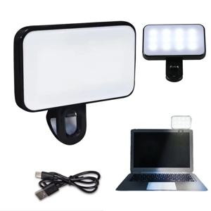 포켓 LED 셀카 라이트 플래시 필 3가지 모드 조절 가능 비디오 사진 링라이트 사진 촬영 램프 아이폰 아이패드 모바일 폰 노트북용