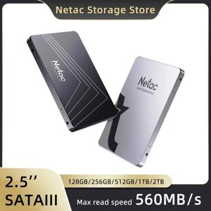 Netac 2.5 인치 SATA SSD 4TB 하드 드라이브, SATAIII SSD 2TB 1TB 512GB 솔리드 스테이트 디스크, 256GB 128GB Sata3 HD AHCI