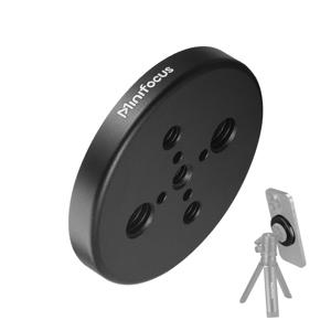 Magsafe 용 자기 전화 홀더 1/4 ''& 3/8'' Arri Holes iPhone 용 삼각대 마운트 어댑터 Samsung Huawei Xiaomi 스마트 폰