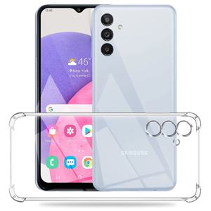 삼성 갤럭시 A16 5G A15 5G 4G A25 A35 A55 투명 Clera 뒷면 커버 A06 A26 A36 A56 전화 케이스에 대한 충격 방지 전화 케이스