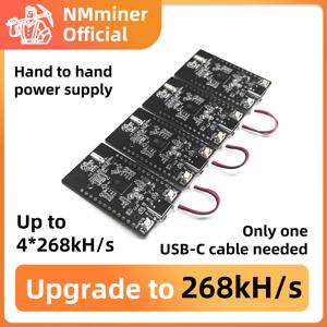 NMMiner 공식 새 코드 Nerdminer 256KH/s*4=1MH/s 깊이 최적화된 ESP32 Mini BTC 솔로 복권 Lucky Miner botchain 타워
