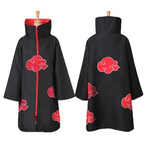 애니메이션 Hokage Akatsuki 코스프레 닌자 의상 망토 머리띠 Pain Uchiha Itachi Sasuke Sasori Kakuzu Comic Con Clothes