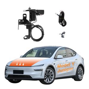 테슬라 모델 Y 주니퍼 2025 전동 흡입식 앞 트렁크 클로저 파워 프렁크 전동 소프트 클로징 자동 잠금