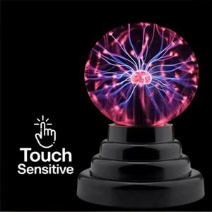 매직 플라즈마 볼 램프 터치 글라스 LED 야간등 어린이 침실 장식 크리스마스 파티 분위기 조명 생일 선물 장난감