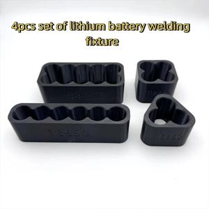 4PCS 18650 리튬 배터리 스폿 용접 고정 장치 세트 배터리 팩 제작용 지그 클램프 조립 브래킷