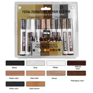 가구 수리 펜 마커 제거제 나무 흠집 복원 키트 스크래치 필러 페인트 나무 캐비닛 바닥 테이블 수리 도구
