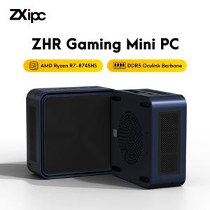 ZXIPC 미니 PC NucBox 게이밍 미니 PC AMD Ryzen7 8745HS DDR5 Oculink 베어본 RAM 및 ROM 미포함 데스크탑 컴퓨터 WIFI6