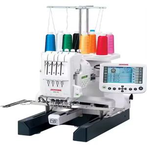 무료 배송 산업용 자수 기계 6 바늘 베이비 락 어레이 맞춤형 OEM 지원