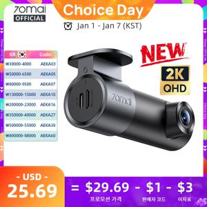 70mai 대시캠 M310 플러스 2K 영어 음성 제어 1440P WDR 야간 시야 24시간 주차 감시 70mai M310 2K 차량용 DVR Wi-Fi 6