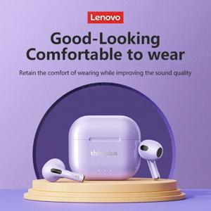 선택 Lenovo LP40 Plus 무선 Bluetooth V5.3 이어폰 낮은 대기 시간 게임용 스포츠 이어 버드 미니 경량 헤드폰
