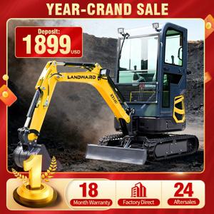 농업 사용자 정의 1.8 톤 미니 굴삭기 1Ton 마이크로 크롤러 파는 사람 1800kg 전기 유압 소형 굴삭기 판매