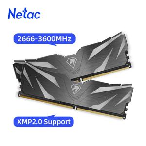 Netac DDR4 8GB 16GB 3200MHz 3600MHz 2666MHz 16GBX2 8GBX2 XMP2.0 데스크탑 게임용 Memoria Rams PC 마더보드용 듀얼 채널