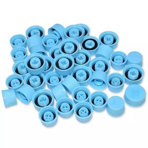 30pcs 자동차 에어컨 먼지 캡 안전 밸브 밸브 코어 커버 134a 불소 노즐 스마트 커버 고압 낮은 자동차 부품