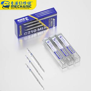 MECHANIC C210 K 솔더링 팁 용접 인두 JBC 팁 T210 핸들 JBC CD-2SD/2SHE Sugon T26 T26D T3602 솔더링 스테이션용